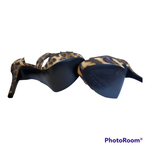 GUESS Marciano Leopard Brown Platform High Heel Sandals Shoes - Size 5 /… - Picture 5 of 5